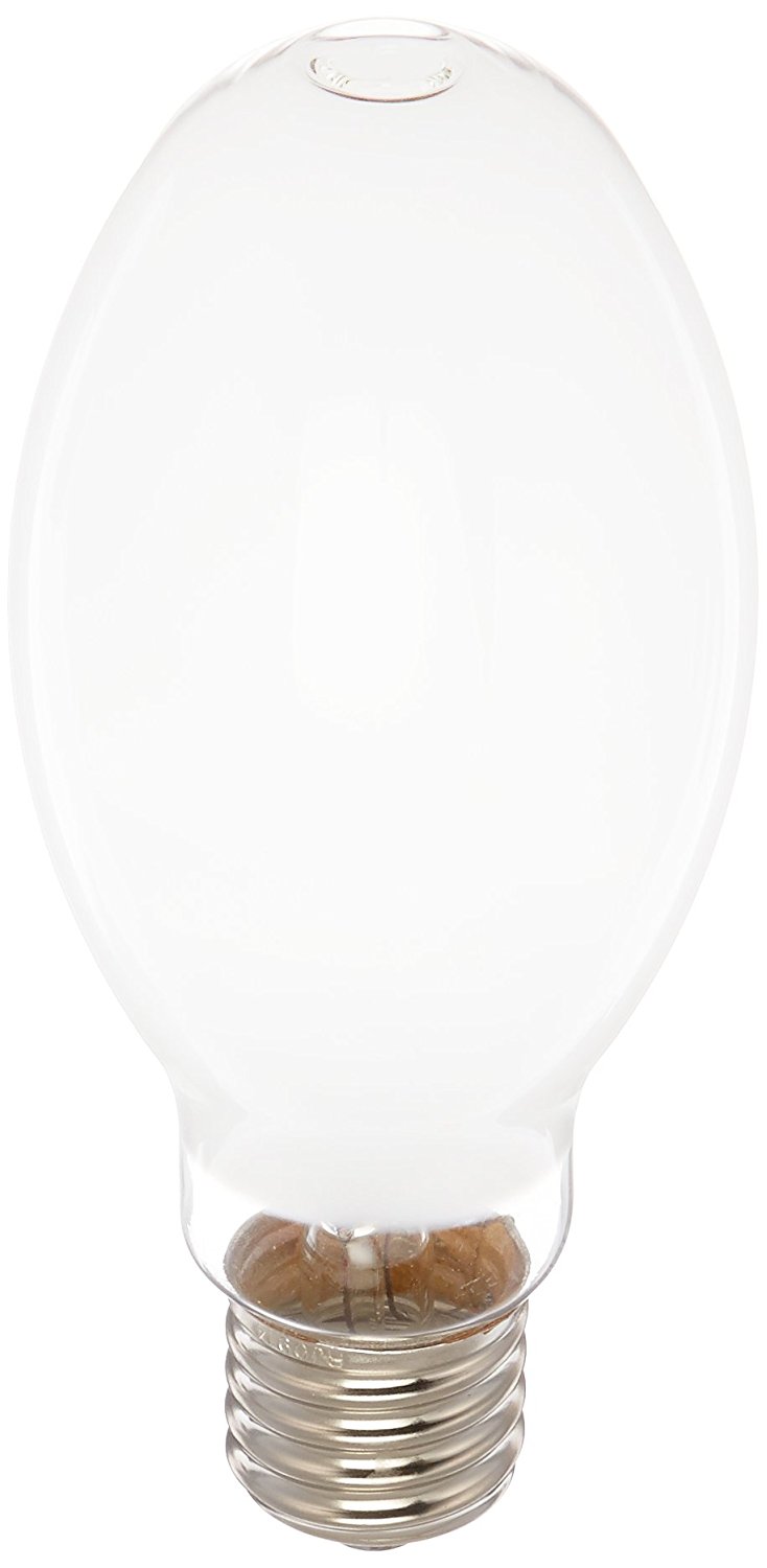 GE Lighting 26439 Mogul Base ED28 Mercury H.I.D. Light Bulb 175W, Deluxe White