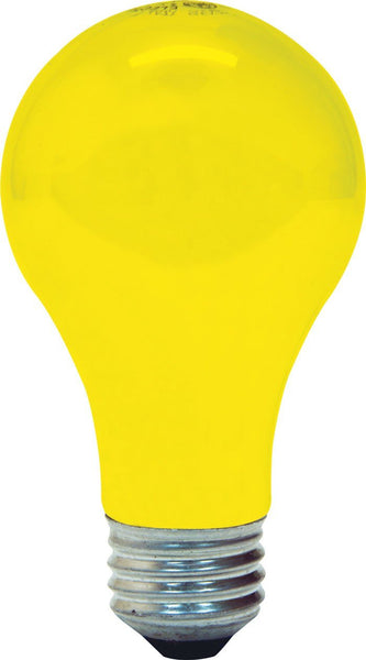 GE Lighting 97495 A19 A-Line Incandescent Bulb, 60 watt, Yellow