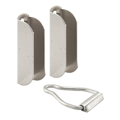 Slide-Co PL-8101 Double-Hung Wood Window Screen 2 Hanger & 1 Latch, 3/8", Mill