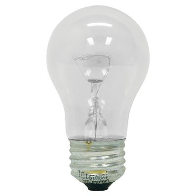 GE Lighting 15206 Medium Base A15 Appliance Light Bulb, 40W, Clear