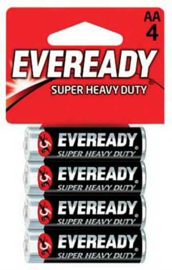 Eveready 1215SW-4 Super Heavy Duty AA Battery, 4-Pack