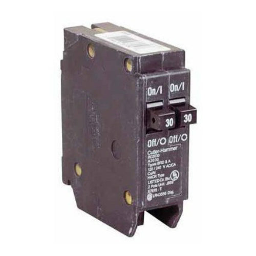 Eaton BD3030 Single Pole Tandem Circuit Breaker, 2-30A