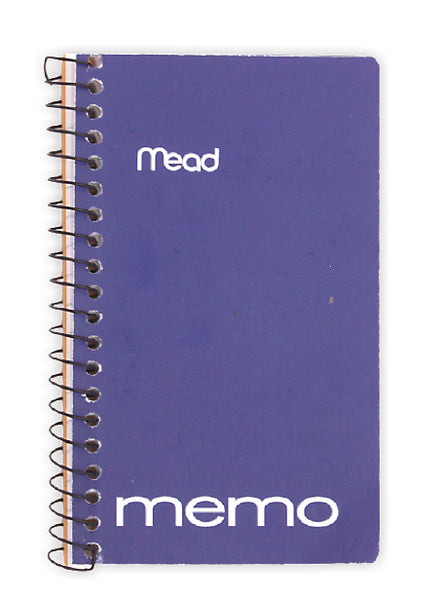 Mead® 45534 Wirebound Memo Book, 3" x 5", 60-Sheets