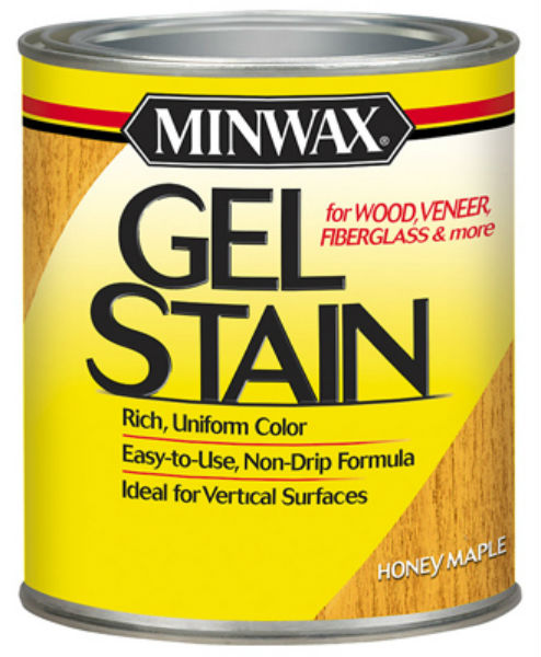 Minwax® 260404444 Gel Stain for Wood/Veneer/Fiberglass, 1/2 Pt, Honey Maple