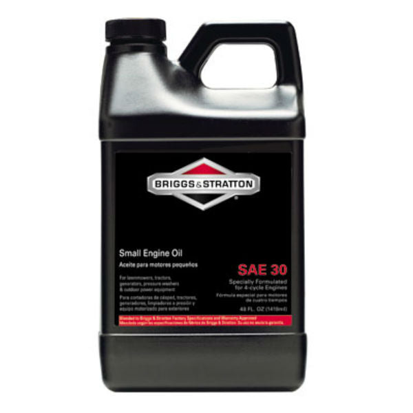 Briggs & Stratton 100028 Lawn Mower SAE 30 4-Cycle Small Engine Oil, 48 Oz