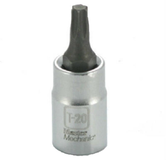 Master Mechanic 264044 T-20 Torx Bit Socket, 1/4" Drive