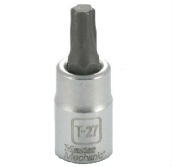 Master Mechanic 264309 T-27 Torx Bit Socket, 1/4" Drive