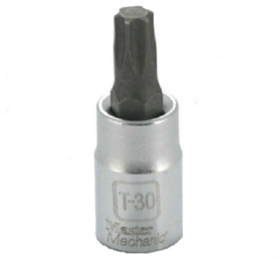 Master Mechanic 264358 T-30 Torx Bit Socket, 1/4" Drive