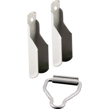 Slide-Co PL-8103 Screen Hanger With Latch, White Finish