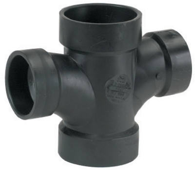 Double Sanitary Tee - 2" X 2" X 1-1/2" X 1-1/2"