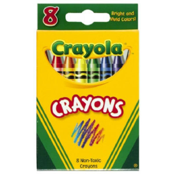 Crayola 52-3008 Crayons In Tuck Box, 8-Count
