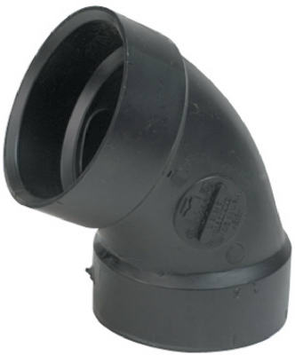 Black 60 Degree Elbow - 1-1/2"