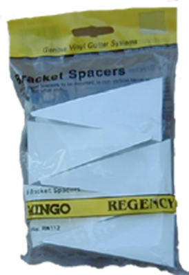Genova RW112 Raingo Bracket Spacer, White (Pk/5)