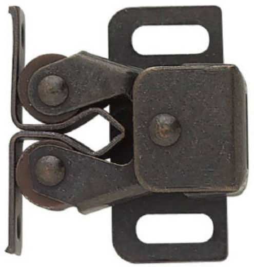 Brainerd® 69200 Double Roller Catch with Spear, 1-1/4", Statuary Bronze