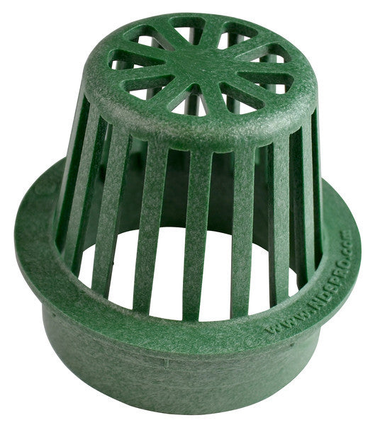 NDS 75 Flat Top Structural Foam Polyolefin Atrium Grate, 4", Green