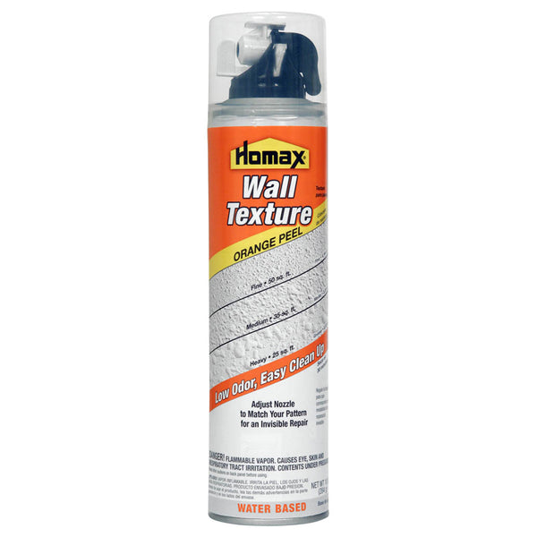 Homax® 4091-06 Aerosol Orange Peel Wall Texture, Water-Based, 10 Oz