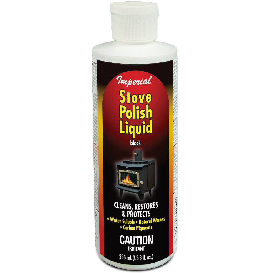 Imperial KK0057 Stove Polish Liquid, Black, 8 Oz