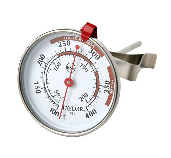 Taylor 5911N Stainless Steel Candy & Deep Fry Thermometer