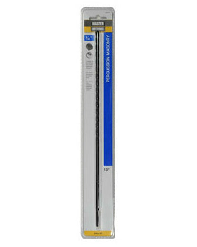 Master Mechanic 282319 Rotary Percussion Masonry Drill Bit, 1/4" x 13"