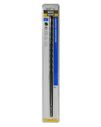 Master Mechanic 282392 Rotary Percussion Masonry Drill Bit, 1/2" x 13"