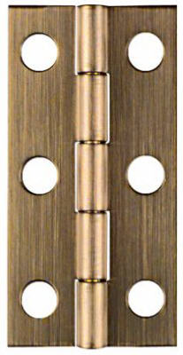 National Hardware N211-243 Narrow Hinge with Screws, 2" x 1", 2-Pack