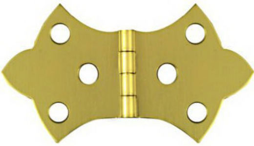 National Hardware® N211-847 Decorative Hinge, Solid Brass, 2-Pack