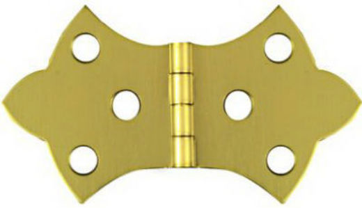 National Hardware® N211-847 Decorative Hinge, Solid Brass, 2-Pack
