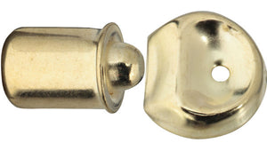 National Hardware® N219-055 Bullet Catch, 3/8", Bright Brass, 4-Pack