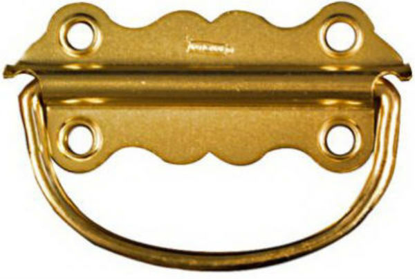 National Hardware® N213-421 Chest Handles, 3-1/2", Bright Brass, 2-Pack