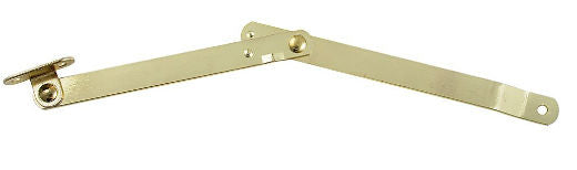 National Hardware® N208-629 Right Handed Folding Support, 9-3/4", Bright Brass