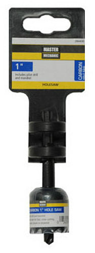 Master Mechanic 284430 Carbon Hole Saw With Pilot Drill, 1"