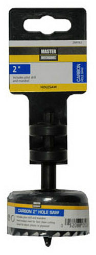 Master Mechanic 284562 Carbon Hole Saw With Pilot Drill, 2"