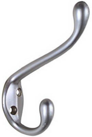 National Hardware® N273-508 Heavy-Duty Garment Hook, Satin Chrome