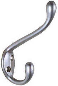 National Hardware® N273-508 Heavy-Duty Garment Hook, Satin Chrome