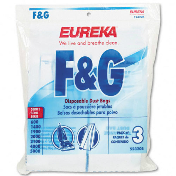 Eureka® 52320D Style F & G Vacuum Cleaner Replacement Bag, 3-Pack