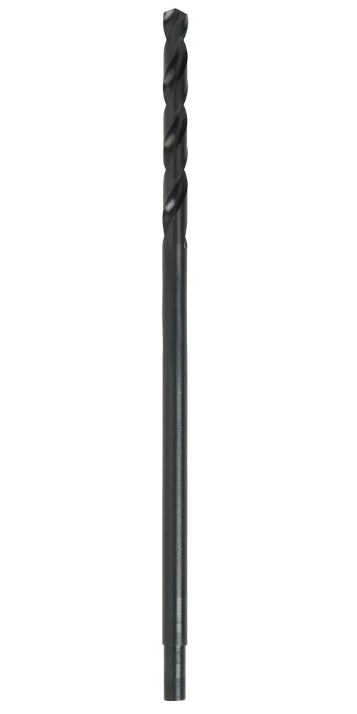 Master Mechanic 287105 Black Oxide Extra Length Drill Bit, 7/16" x 12"