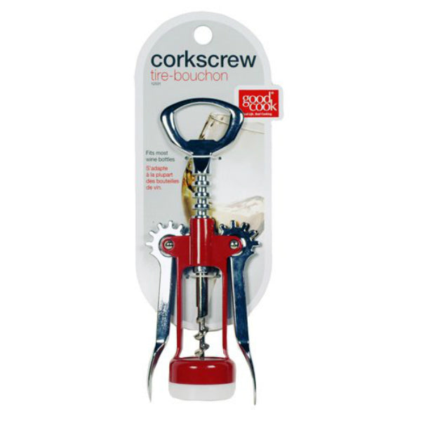 Good Cook 12531 Wing Style Corkscrew, Hardened Steel