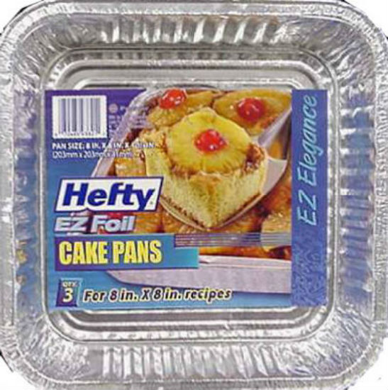 Hefty® 00Z93821 EZ Foil® Aluminum Foilware Cake Pan, Square