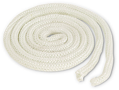 Imperial GA0153 Fiberglass Gasket Rope, 1/4" x 6', White