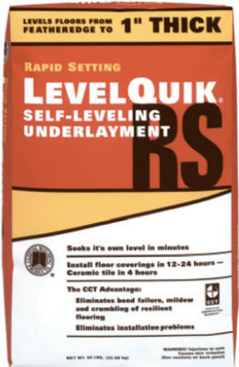 Custom Level Quick Custom® LQ50 LevelQuik® Rapid Setting Self-Leveling Underlayment, 50 ...