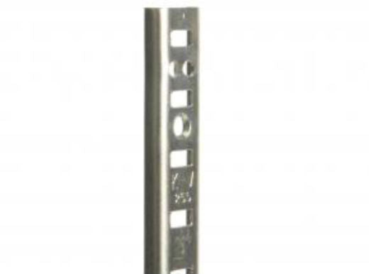 Knape & Vogt® PK255ZC48 Zinc Pilaster Strip Standard, 4' x 5/8''