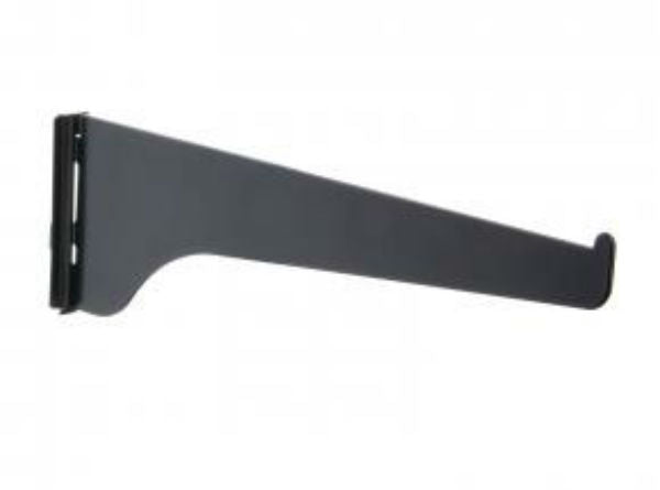 Knape & Vogt® 180BLK8 Shelf Standard Bracket, 180-Series, 8'', Black