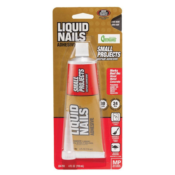Liquid Nails® LN-700 Small Projects Repair Adhesive Tube, 4 Oz