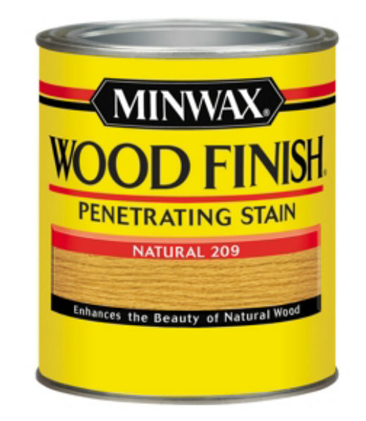 Minwax 70000444 Wood Finish Penetrating Wood Stain, Natural (209), 1 Qt