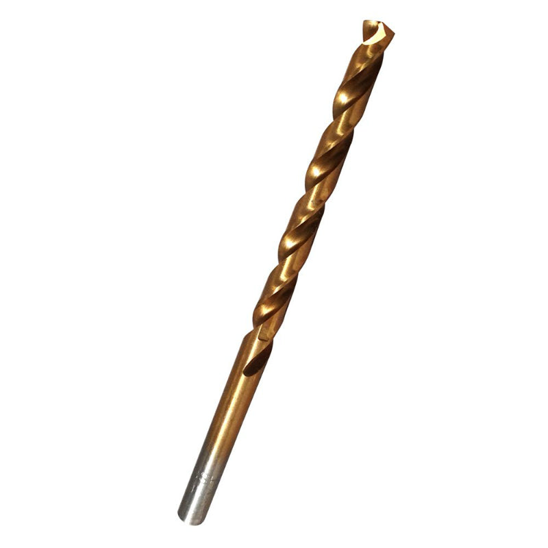 Master Mechanic 295501 Titanium Coated Drill Bit, Straight Shank, 3/16" x 3-1/2"