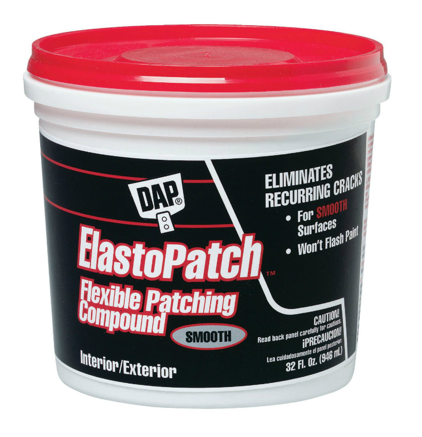 Dap® 12278 Elastopatch® Smooth Flexible Patching Compound, 1 Qt, White