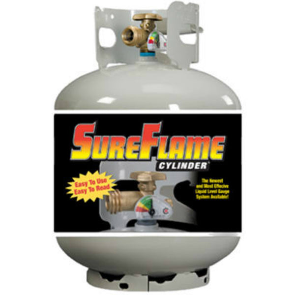 Manchester Tank 10577 SureFlame Vertical ACME/OPD Propane Cylinder, 20 Lb