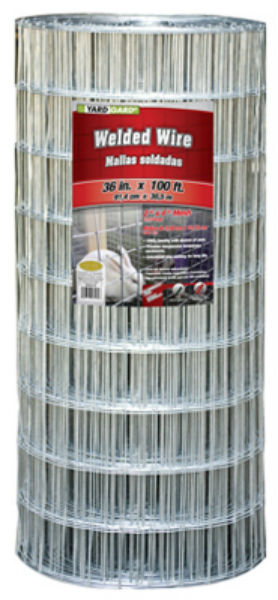 YardGard® 308321A Galvanized Welded Wire Fence, 12.5 Gauge, 4"x2" Mesh, 36"x100'