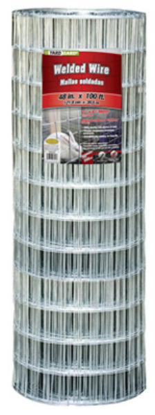 YardGard® 308322A Galvanized Welded Wire Fence, 12.5 Gauge, 4"x2" Mesh, 48"x100'