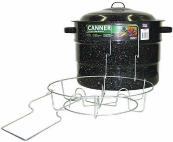 Granite-Ware® 0707 Porcelain-On-Steel Cold Pack Canner with Jar Rack, 21.5 Qt